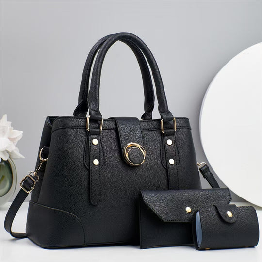 Damen elegante Tragetasche mit abnehmbarem Mini-Portemonnaie von Nord Taschen