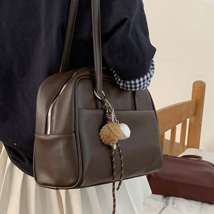 Damen Schultertasche mit eleganter Struktur und praktischem Innenlayout Nord Taschen
