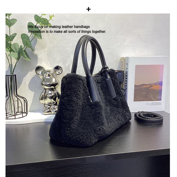 Damen gemütliche und stylische Filz-Shopper-Tasche Nord Taschen