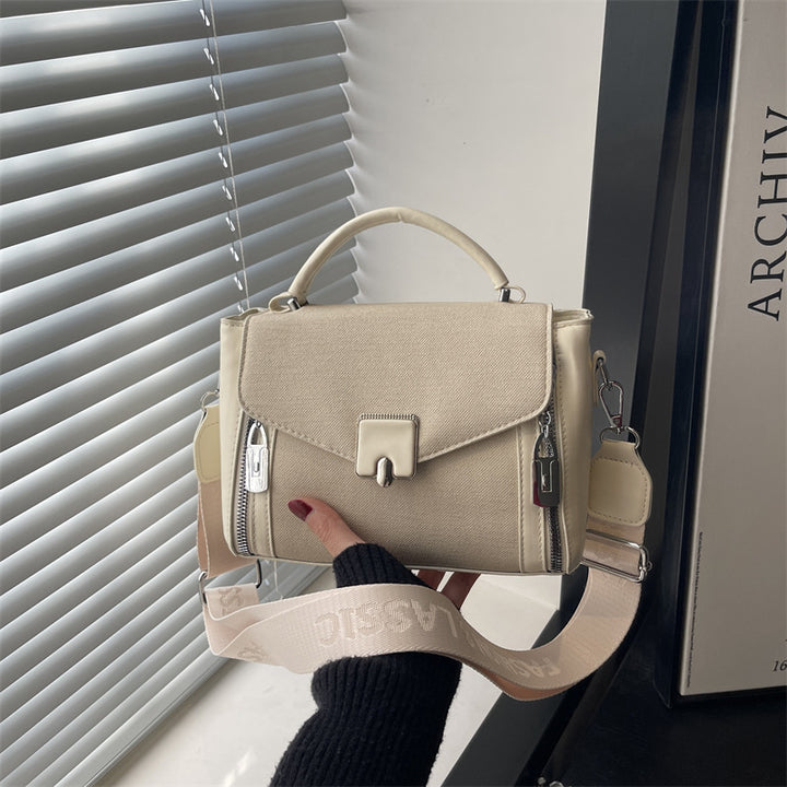 Damen elegante Handtasche mit praktischen Reißverschlussfächern Nord Taschen