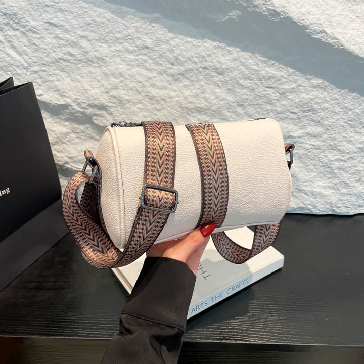 Damen Umhängetasche mit elegantem, geflochtenem Schultergurt Nord Taschen