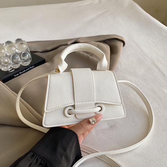 Damen Mini-Schultertasche mit elegantem Knopfverschlussystem Nord Taschen