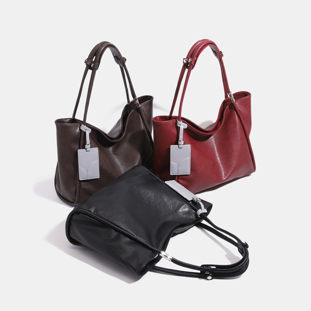 Damen Hobo-Tasche mit luxuriösem Leder und praktischem Innenlayout Nord Taschen