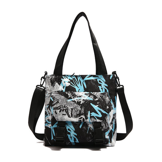 Damen modische Umhängetasche mit auffälligem Grafik-Design Nord Taschen