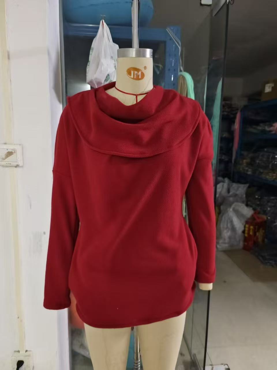 Damen Kuscheliger Feinstrick-Pullover mit Schalkragen und Eingrifftaschen Nord Taschen