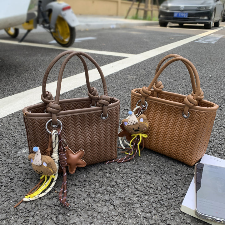 Damenhandtasche im modernen geflochtenen Design Nord Taschen