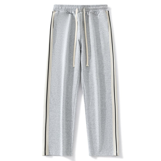 Herren Locker geschnittene Jogginghose mit elastischem Bund, Kordelzug und kontrastfarbenen Seitenstreifen Nord Taschen