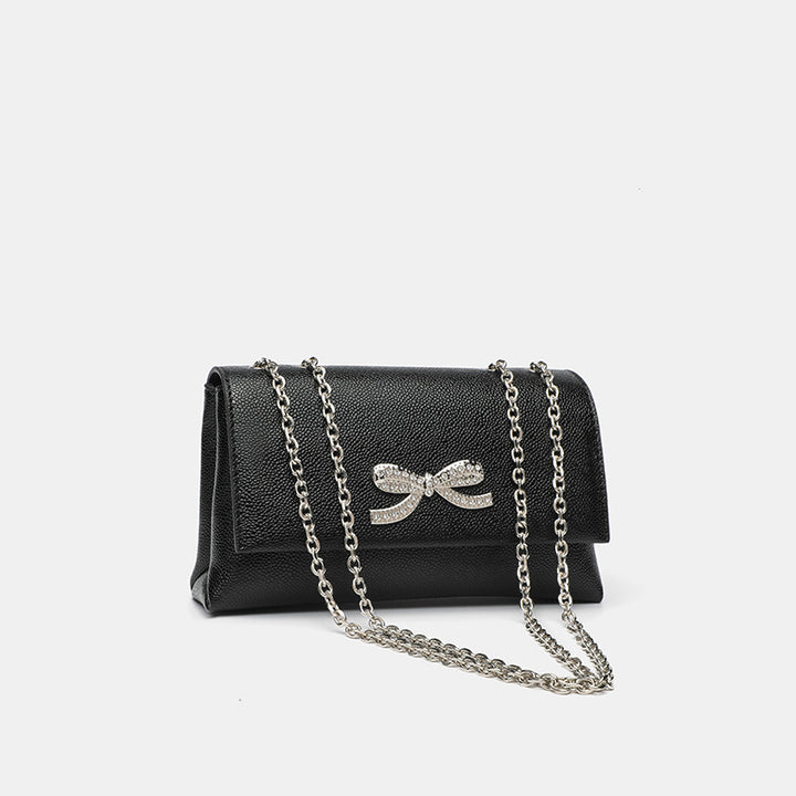 Damen Clutch-Tasche mit funkelndem Kristallverzierung Nord Taschen