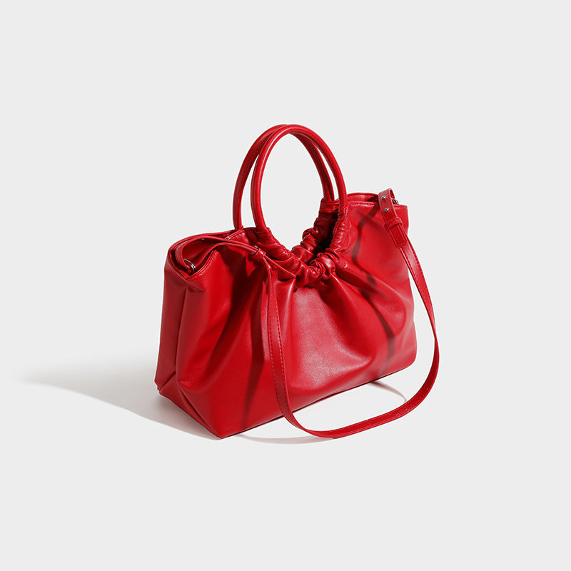 Damen Hobo-Tasche mit elastischem Kordelzug und abnehmbarem Schulterriemen Nord Taschen