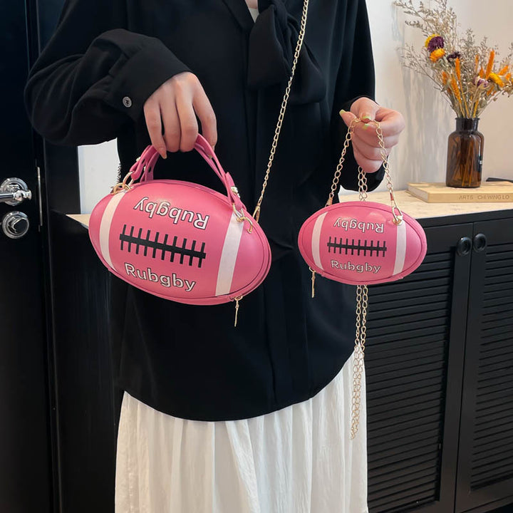Damen kreative Handtasche im Rugby-Design Nord Taschen