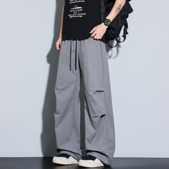 Damen Weite Lagen-Loungehose mit Cargo-Details & elastischem Tunnelzug Nord Taschen
