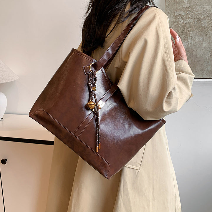 Damen elegante Handtasche mit luxuriösem Lederfinish Nord Taschen