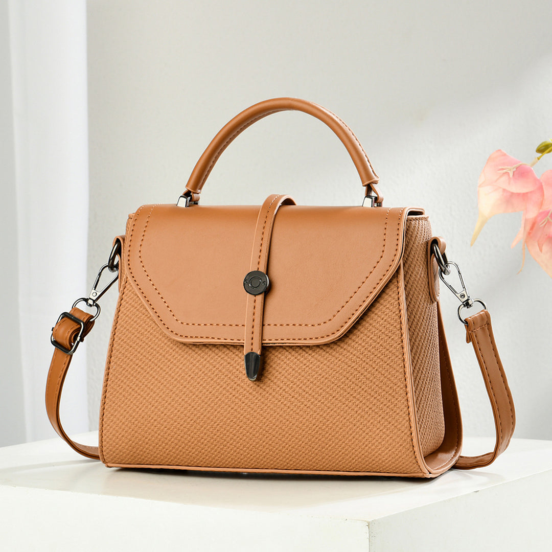 Damen elegante Handtasche mit strukturiertem Obermaterial und praktischer Trageoption Nord Taschen
