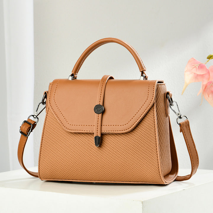 Damen elegante Handtasche mit strukturiertem Obermaterial und praktischer Trageoption Nord Taschen