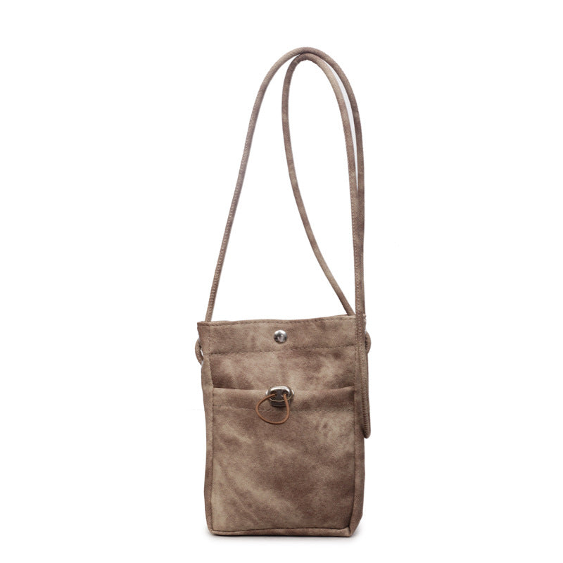 Damen Umhängetasche aus weichem Stoff mit praktischen Fächern Nord Taschen