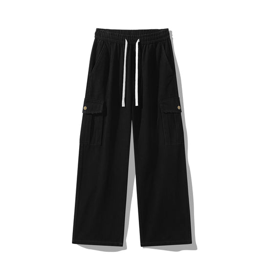 Herren Cargo-Hose im weiten Relaxed-Fit mit Tunnelzugbund und Mehrfachtaschen Nord Taschen