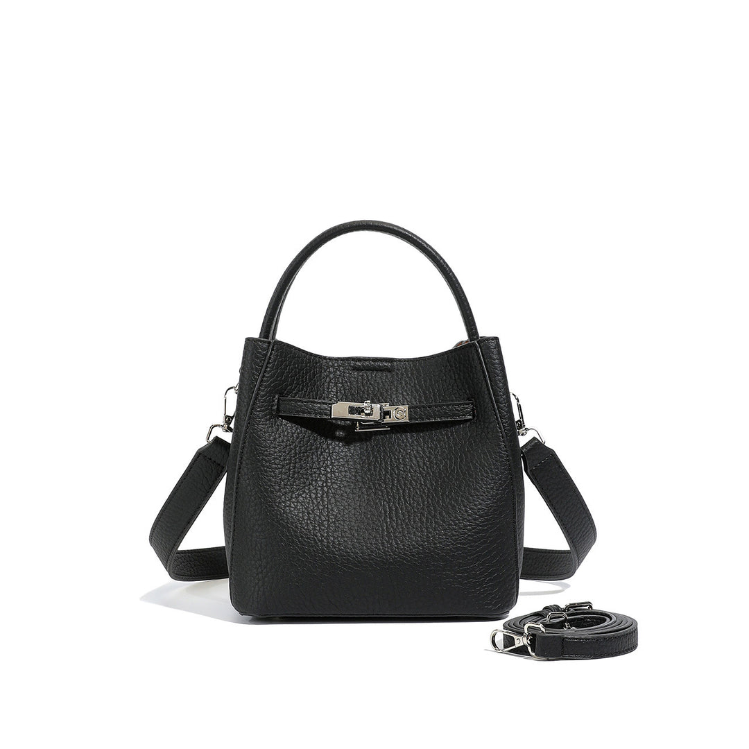 Damen strukturiertes Leder Shopper Nord Taschen