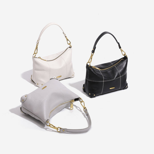 Damen Designer Umhängetasche mit zeitlosem Schnitt und luxuriösen Metallic-Details Nord Taschen