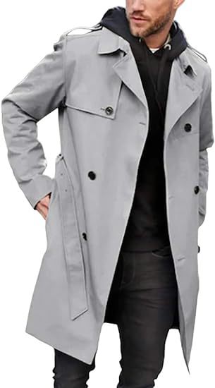 Herren Trenchcoat mit klassischem Stil - Arvani