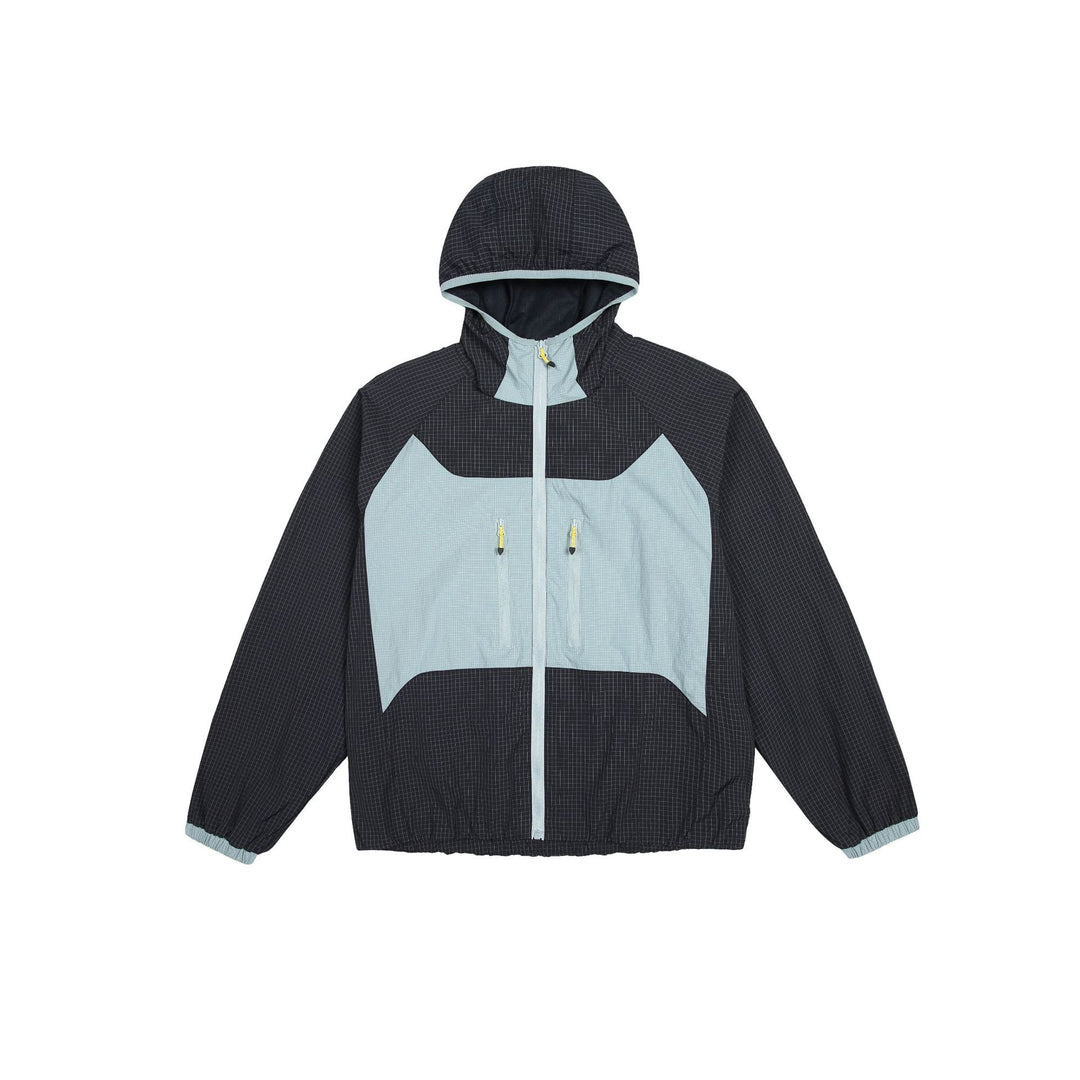 Unisex Leichte Kapuzen-Windjacke mit Ripstop‑Material, Colourblock‑Einsätzen und Fronttaschen Nord Taschen