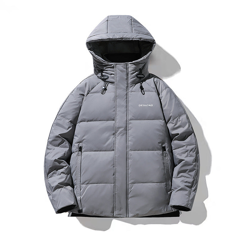 Herren Stepp-Winterjacke mit Kapuze und Thermofutter Nord Taschen