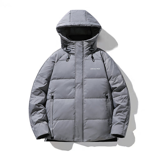 Herren Stepp-Winterjacke mit Kapuze und Thermofutter Nord Taschen