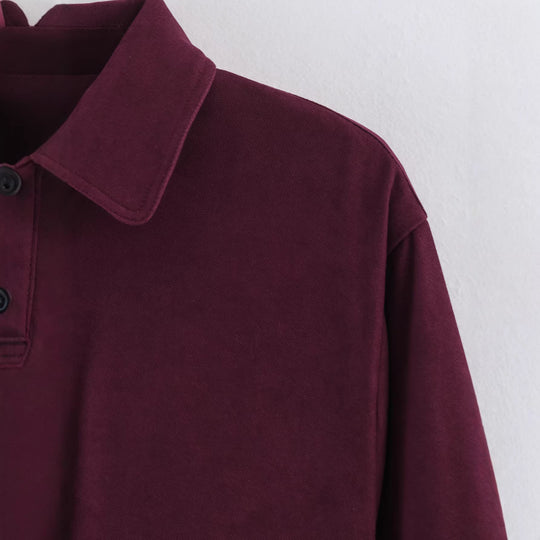 Damen Kurze Boxy‑Jacke aus Velourslederimitat mit Reißverschluss und Gummisaum Nord Taschen