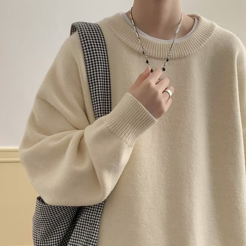 Damen Bequemer Oversize-Pullover Nord Taschen