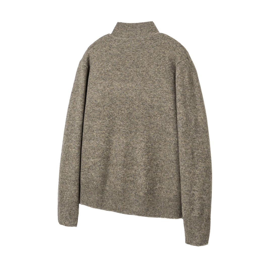 Damen Strick-Cardigan mit Stehkragen, durchgehender Knopfleiste und geripptem Saum Nord Taschen