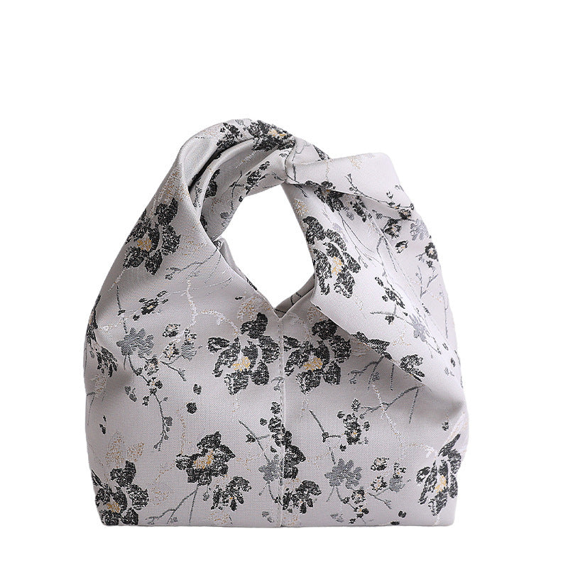 Damen Hobo-Tasche aus luxuriösem, blütenverziertem Stoff Nord Taschen