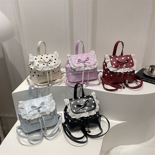 Damen Rucksackhandtasche mit verspieltem Puffärmel-Design Nord Taschen