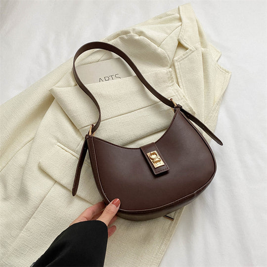 Damen Umhängetasche mit elegantem Klappverschluss und luxuriösem Kunstleder Nord Taschen
