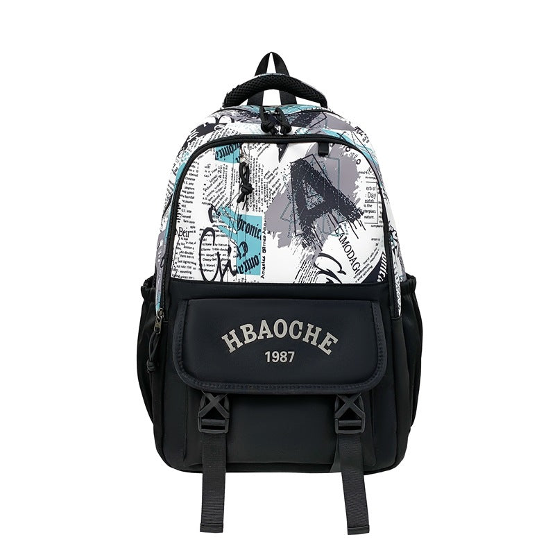 Damen Rucksack mit modernem Grafikausdruck Nord Taschen