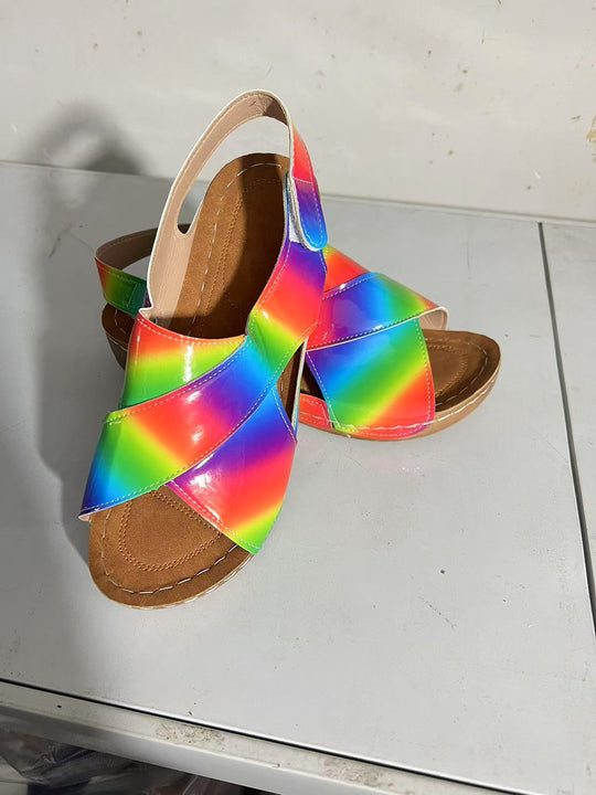 Damen modische Sandalen mit verstellbarem Riemen und anatomischem Fußbett Nord Taschen