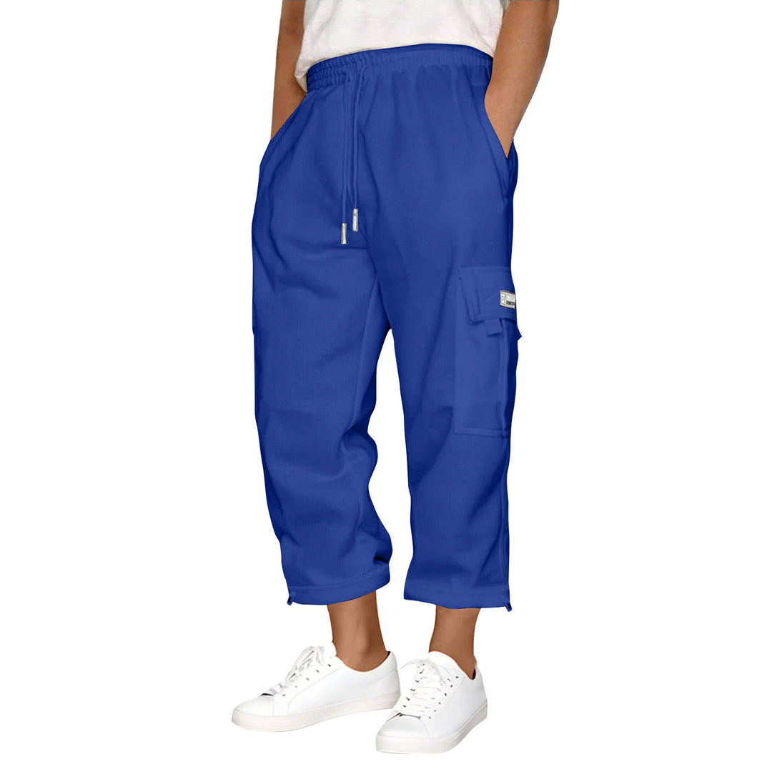 Damen Cargo-Hose mit elastischem Bund und praktischen Seitentaschen
