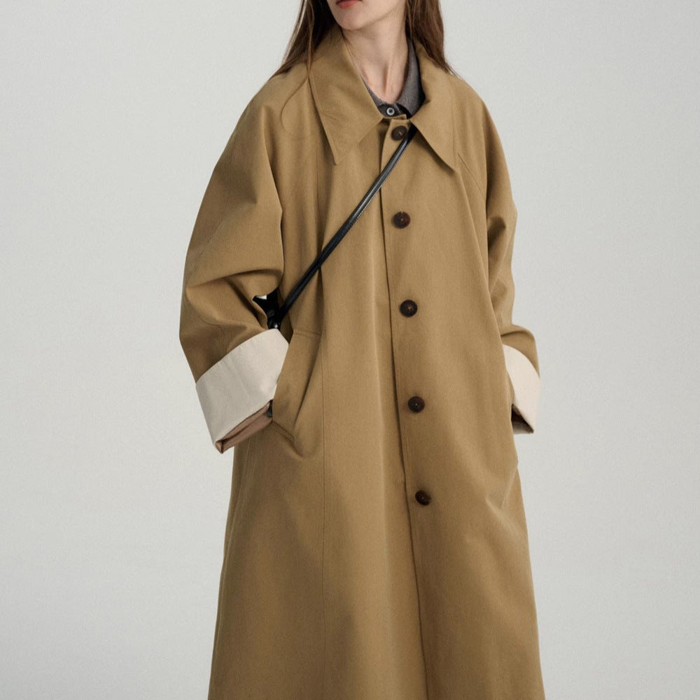 Damen Übergroßer City-Trenchcoat Nord Taschen