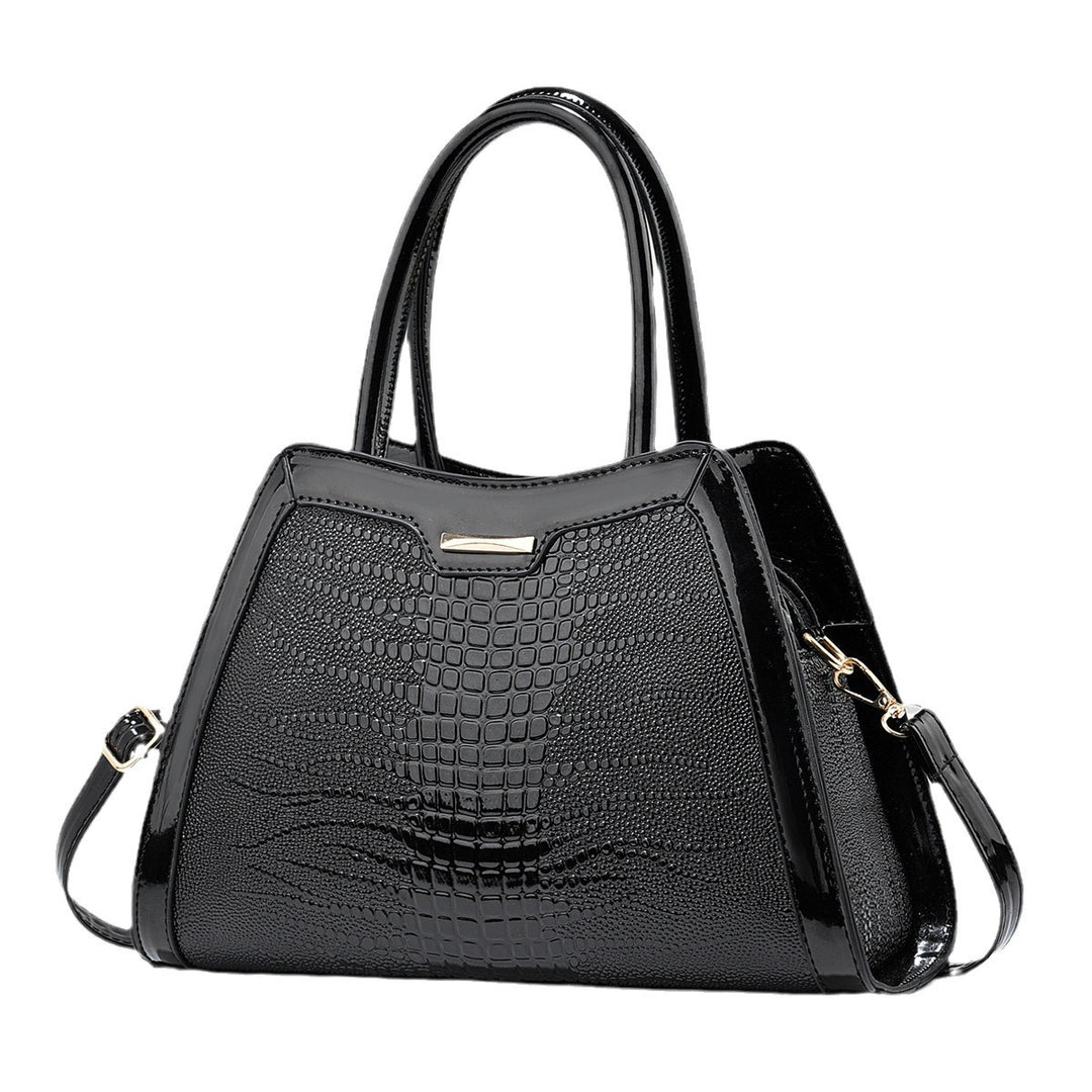 Damen elegante Handtasche im modernen Krokodil-Look Nord Taschen
