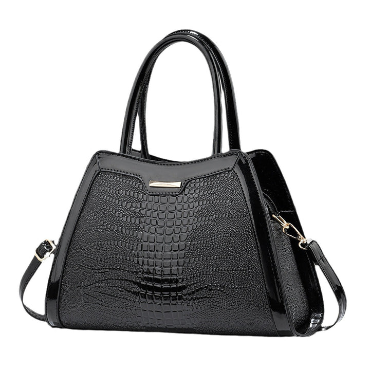 Damen elegante Handtasche im modernen Krokodil-Look Nord Taschen