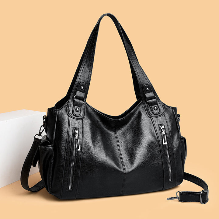 Damen Hobo-Tasche mit eleganten Reißverschlussfächern und verstellbarem Schultergurt Nord Taschen