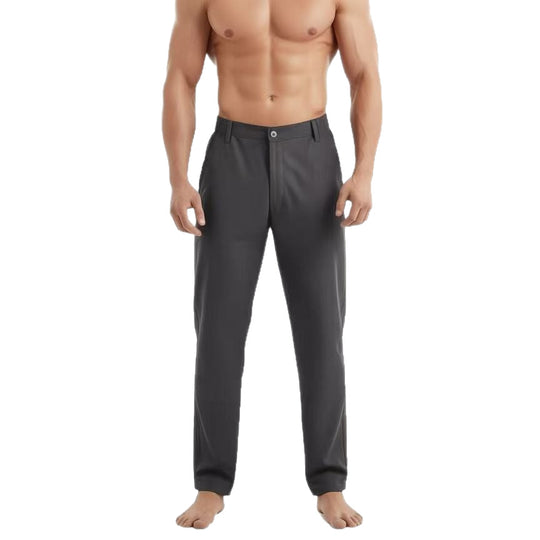 Herren Relaxed-Fit Loungehose in Chino‑Optik mit Komfortbund Nord Taschen