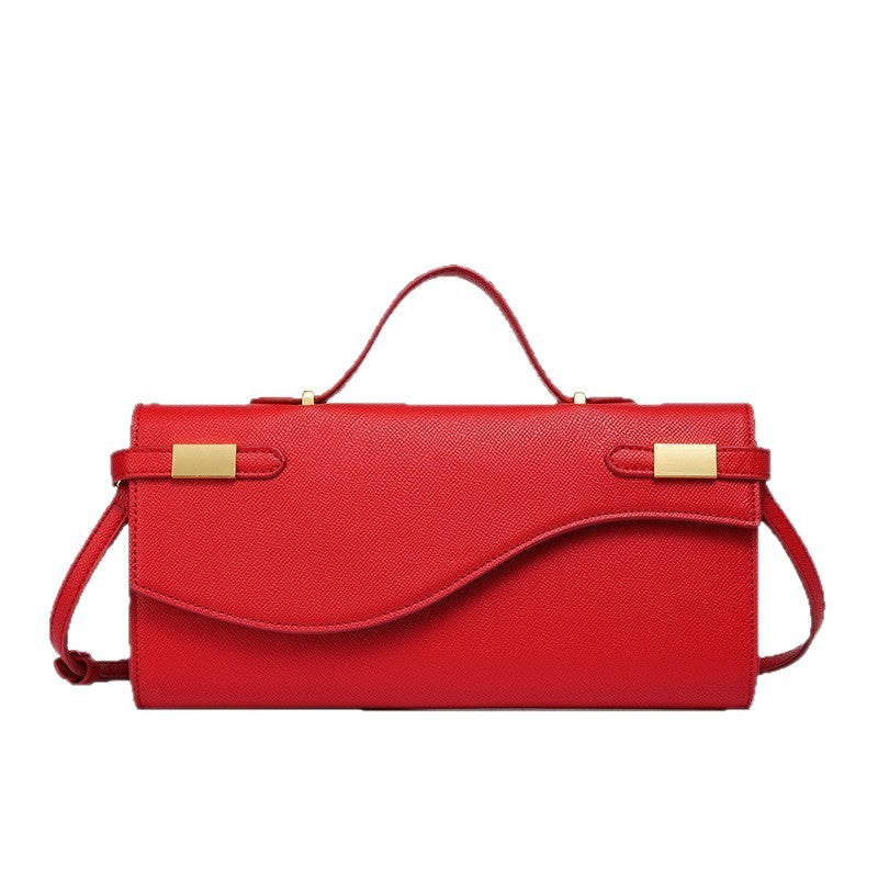 Damen Handtasche mit modernem Wellenmuster und elegantem Verschluss Nord Taschen