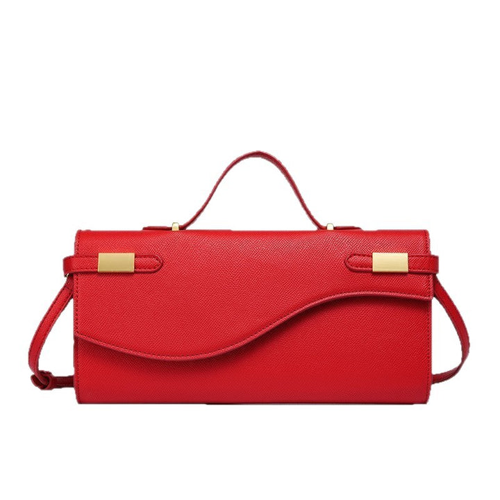Damen Handtasche mit modernem Wellenmuster und elegantem Verschluss Nord Taschen