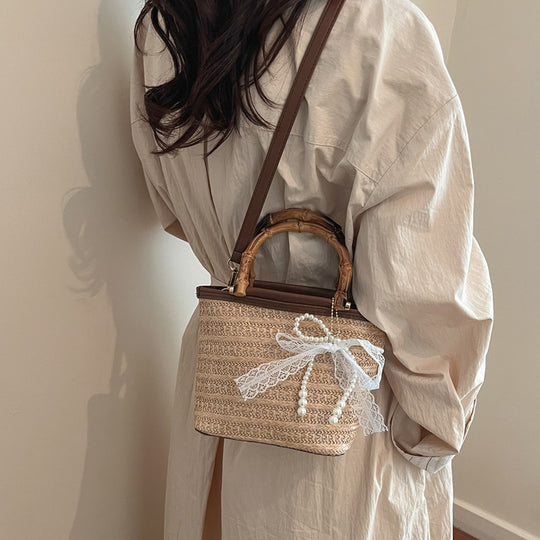 Damenhandtasche mit kreativen Texturmischungen Nord Taschen