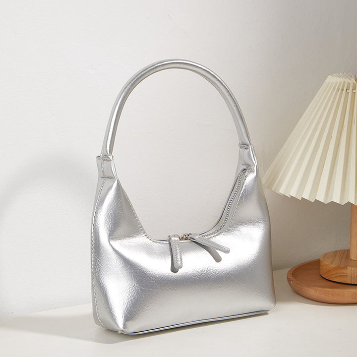 Damen Hobo-Tasche aus qualitativ hochwertigem Kunstleder mit praktischen Reißverschluss-Fächern Nord Taschen
