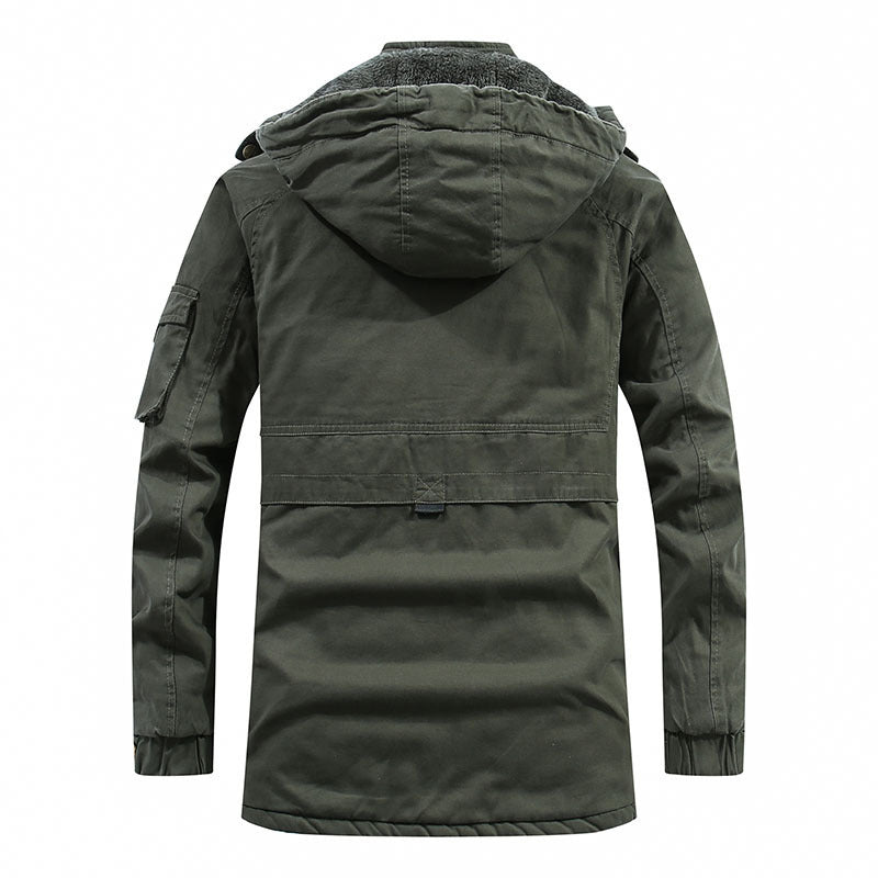 Herren Wetterfeste Outdoor-Jacke mit Fleecefutter Nord Taschen