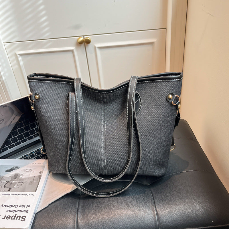 Damen Stofftasche mit robustem Design und eleganten Griffen Nord Taschen