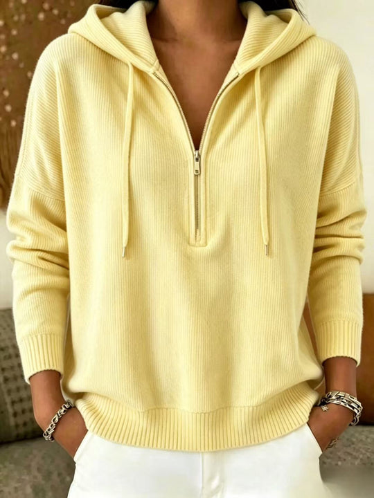 Damen Bequemer Kapuzenpullover Nord Taschen
