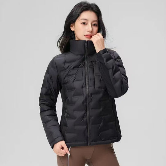 Damen Steppjacke mit hohem Kragen und Thermo-Isolierung Nord Taschen