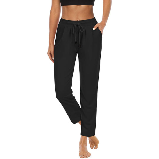 Damen bequeme Freizeithose mit elastischem Bund und seitlichen Taschen Nord Taschen