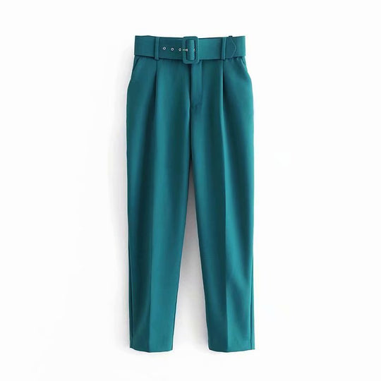 Damen Taillierter Blazer ohne Revers mit offener Front und Paspeltaschen Nord Taschen